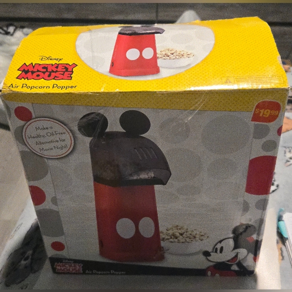 Disney Mickey Mouse Red Popcorn Maker